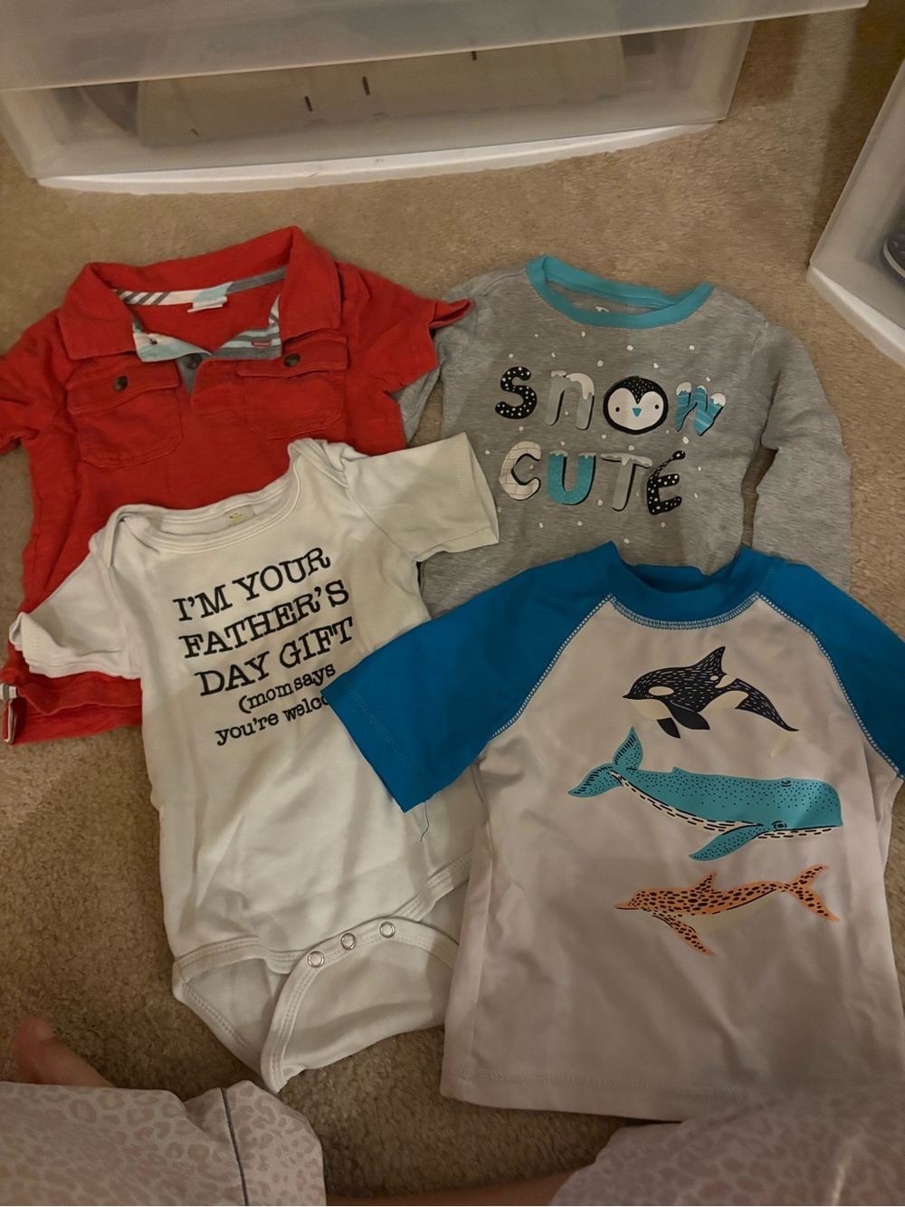 Infant/Toddler Boy Tops Lot (12-18 months and 18-24 months)